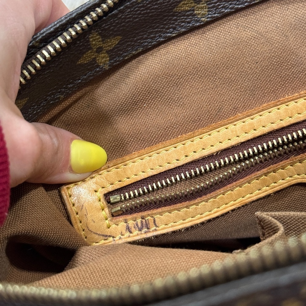 Authentic Vintage LOUIS VUITTON Bag Monogram Cabas mezzo canvas tote shoulder - Picture 14 of 16